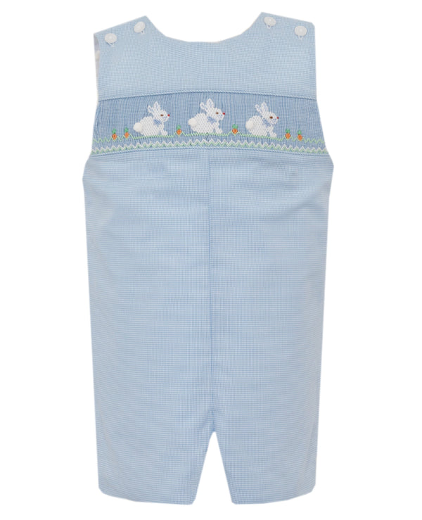 Bunnies Jon Jon- Lt. Blue Micro Check