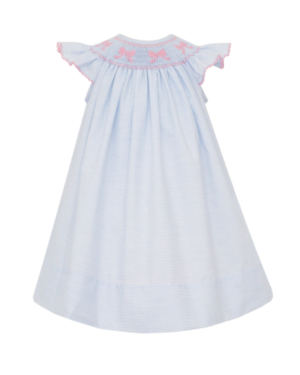 Bows Angel Wing Bishop- Lt. Blue Stripe
