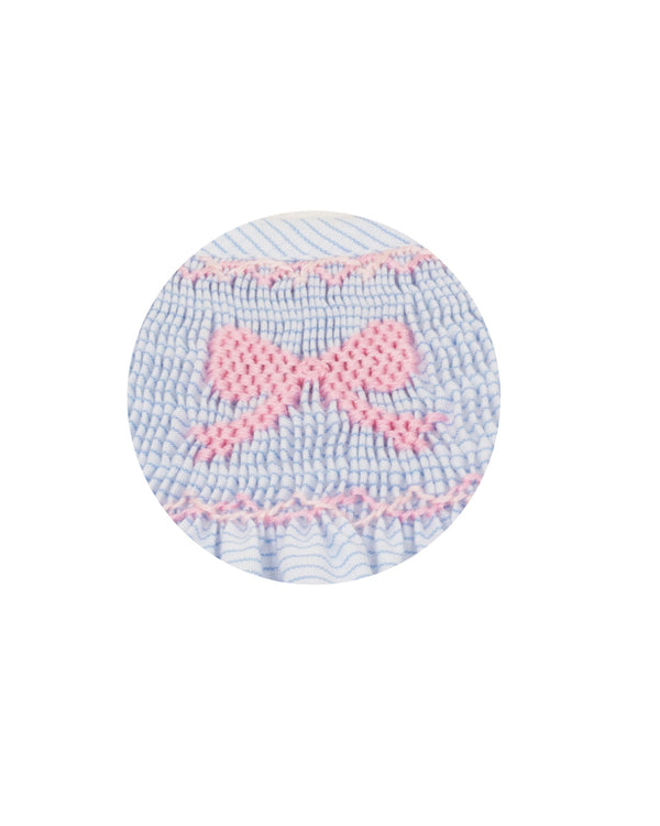 Bows Angel Wing Bishop- Lt. Blue Stripe