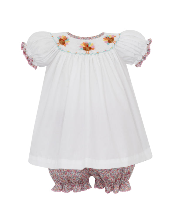 Turkey Bishop Bloomer Set- Pink Floral
