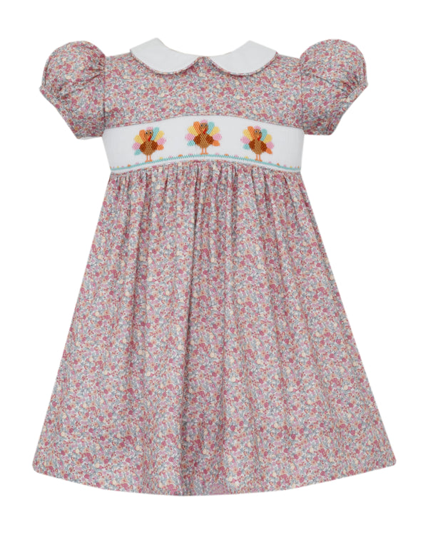 Turkey Dress- Pink Floral