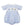 Dump Trucks Bubble- Lt. Blue Gingham