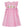 Puppies Sleeveless Dress W/Side Bows- Pink Check