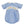 Birthday S/S Bubble- Lt. Blue Gingham