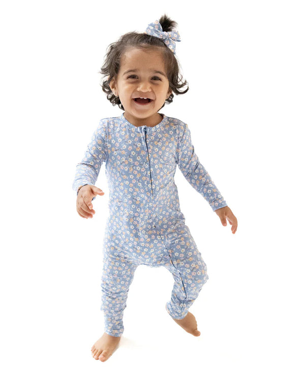Country Calico 2 Way Zipper Romper