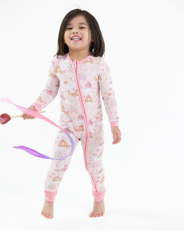 Princess Unicorns And Castle Convertible Romper