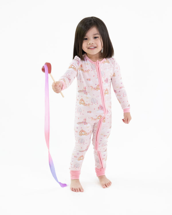 Princess Unicorns And Castle Convertible Romper