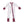 Vintage Football Convertible Romper- Ivory & Red