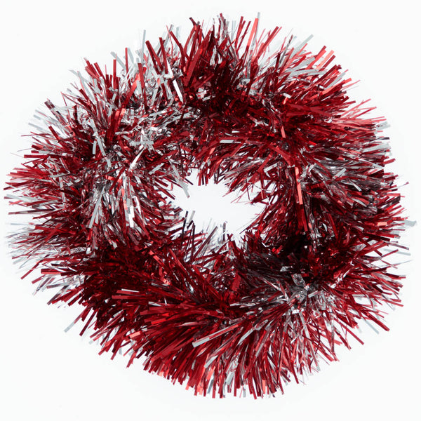 Tinsel Scrunchie- Red