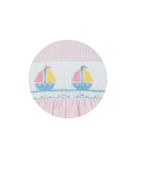 Sailboats Strap Sunbubble- Pink Check