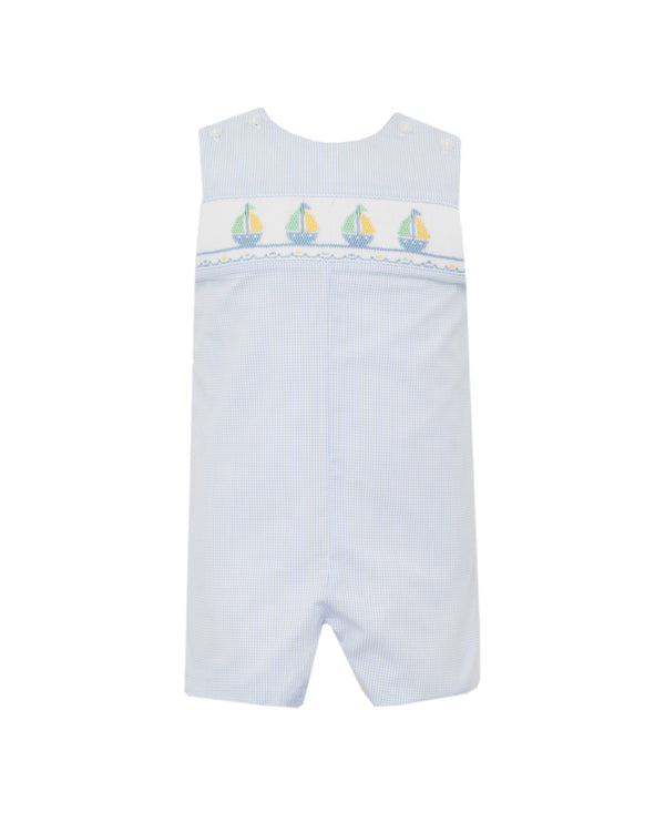 Sailboats Jon Jon- Lt. Blue Check