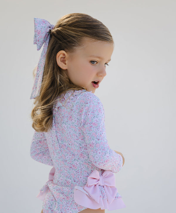 Pink Ditsy Floral Rashguard