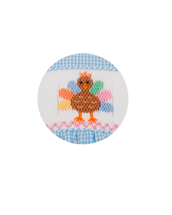 Turkey Dress- Blue Check