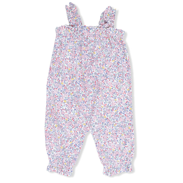 Elizabeth's Garden Ruffly Strap Overall
