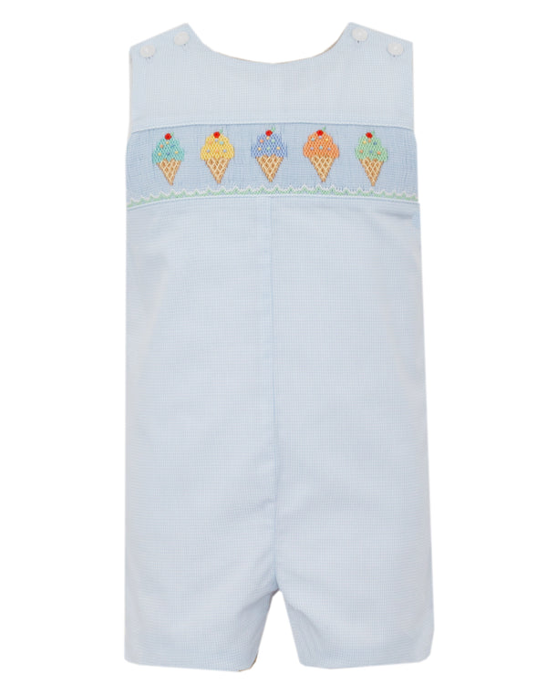 Ice Cream Jon Jon- Lt. Blue Microcheck
