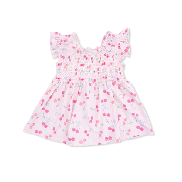 Sweet Bow Cherries Babydoll Bloomer Set