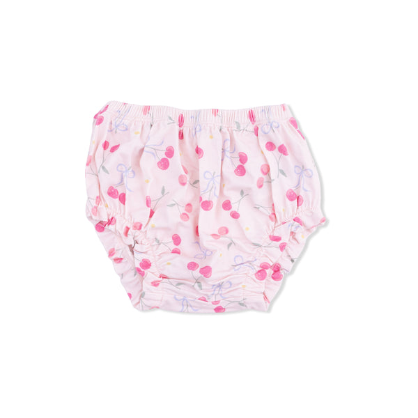 Sweet Bow Cherries Babydoll Bloomer Set