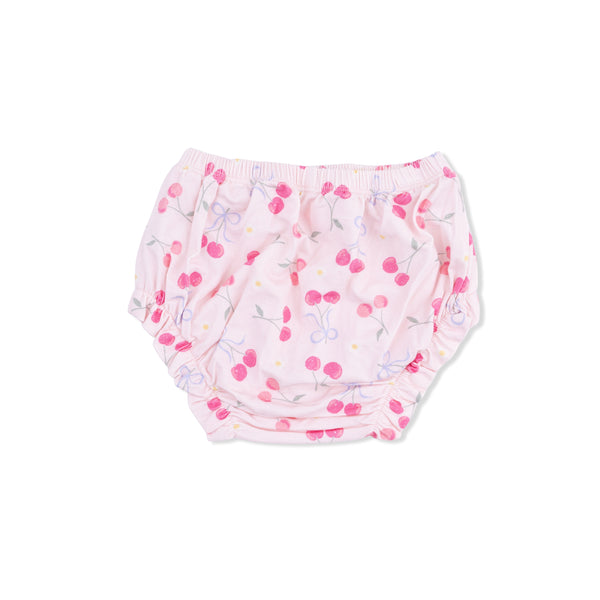 Sweet Bow Cherries Babydoll Bloomer Set