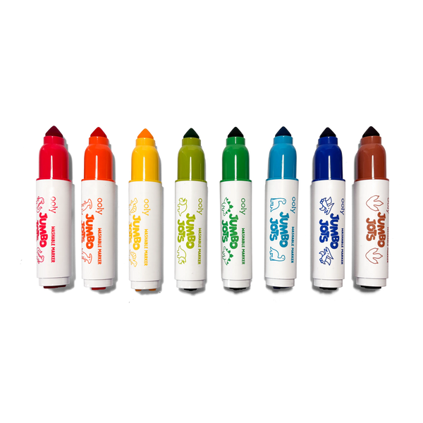 Jumbo Jots Dual Tip Dinosaur Stamp Markers- Set of 8
