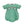 Santa Face Bubble- Green Gingham