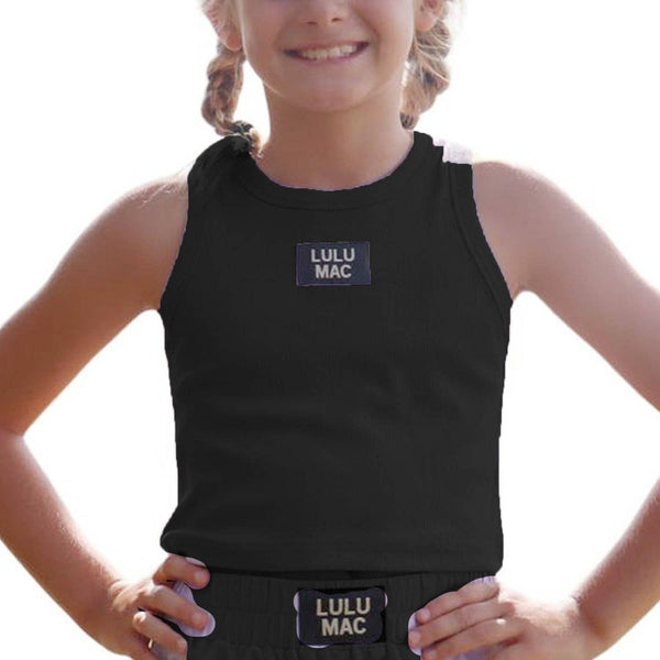 Black Solid Tank