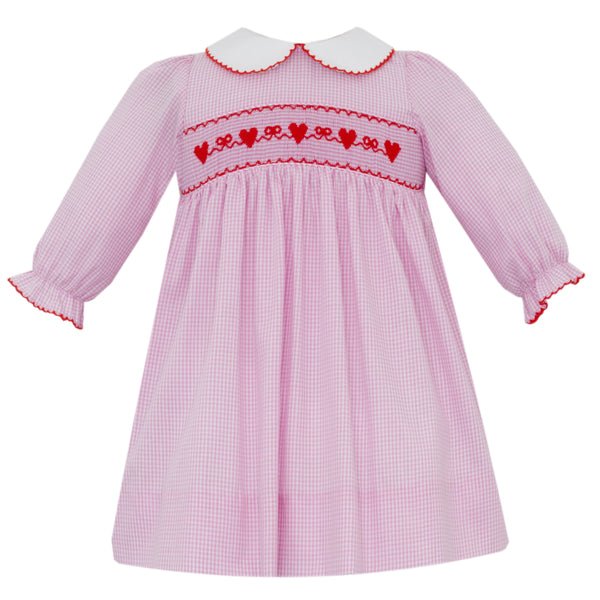 Valentine's Day Dress- Pink Gingham