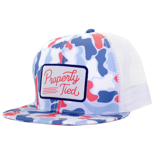 Sportsman Trucker Hat Americana Camo