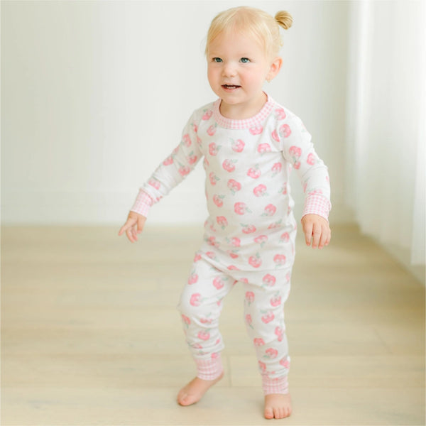 Apple of my Eye Pajamas- Pink