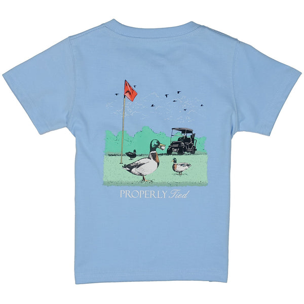Fowl Play SS- Light Blue