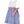 Scalloped Sundress W/ Side Bows- Royal Blue Check
