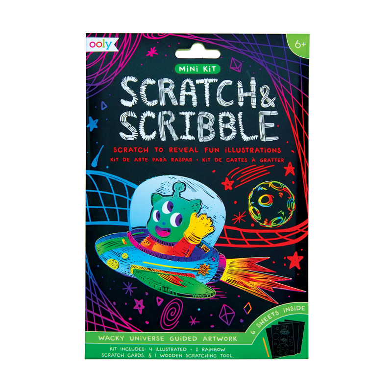Scratch and Scribble Mini Scratch - Wacky Universe – Smock Candy Scratch and Scribble Mini Scratch - Wacky Universe – Smock Candy
