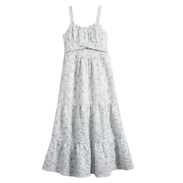 Emma Tiered Maxi Dress- White