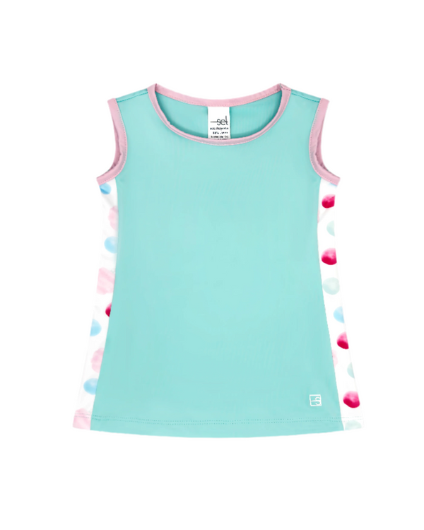 Maddy Tank- Cool Mint, The Sweet Life, Cotton Candy Pink
