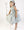Tiny Floral Smocked Dress- Blue