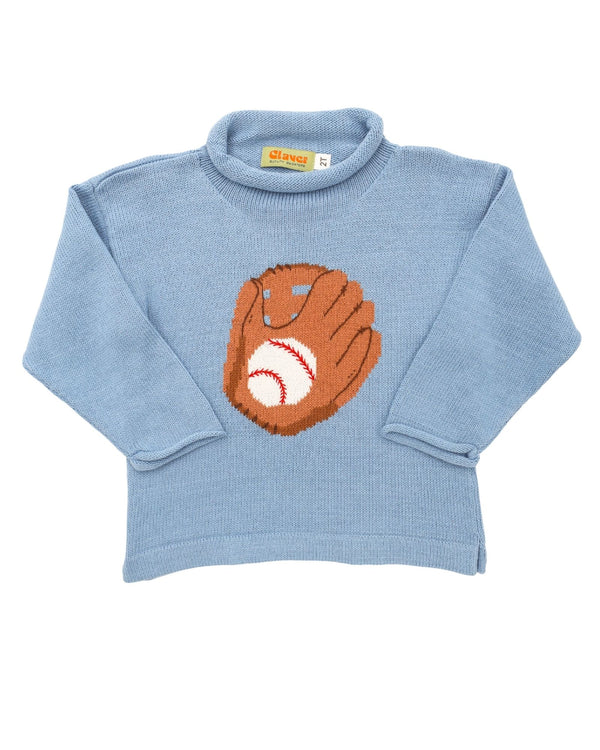 Baseball and Glove Sweater