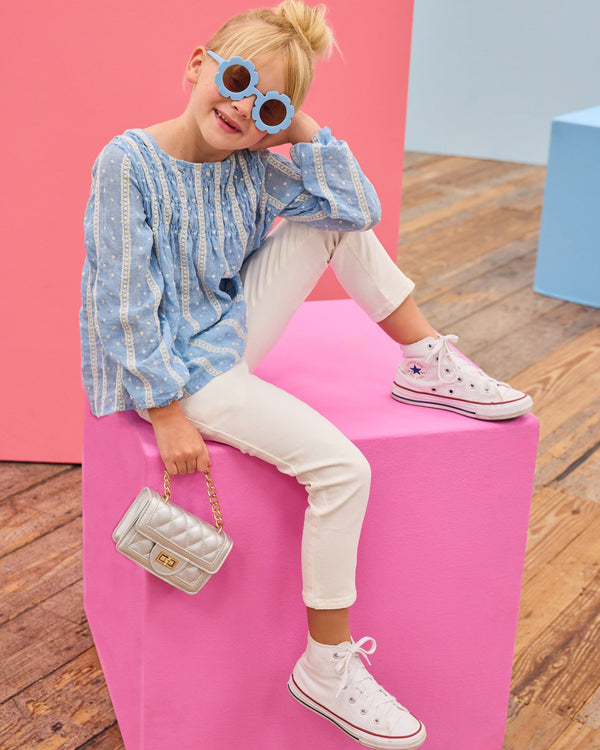 Twiggy Jean- Ivory Denim