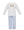 Puppies Knit Pants Set- Blue Check