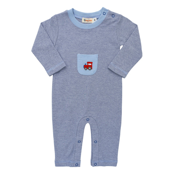 Train Pocket Romper