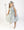 Tiny Floral Smocked Dress- Blue