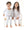 Baby Golf Carts L/S Loungewear Set- Blue/White