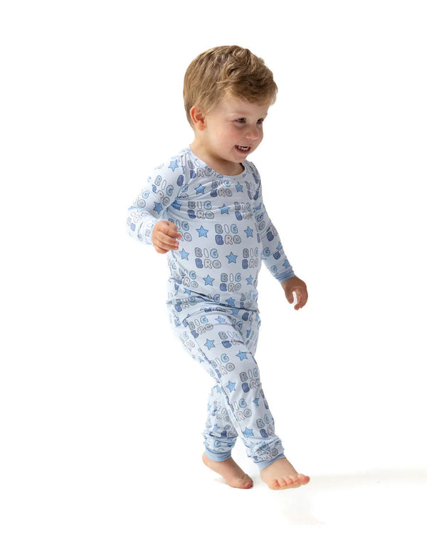 Big Bro L/S Loungewear Set- Light Blue