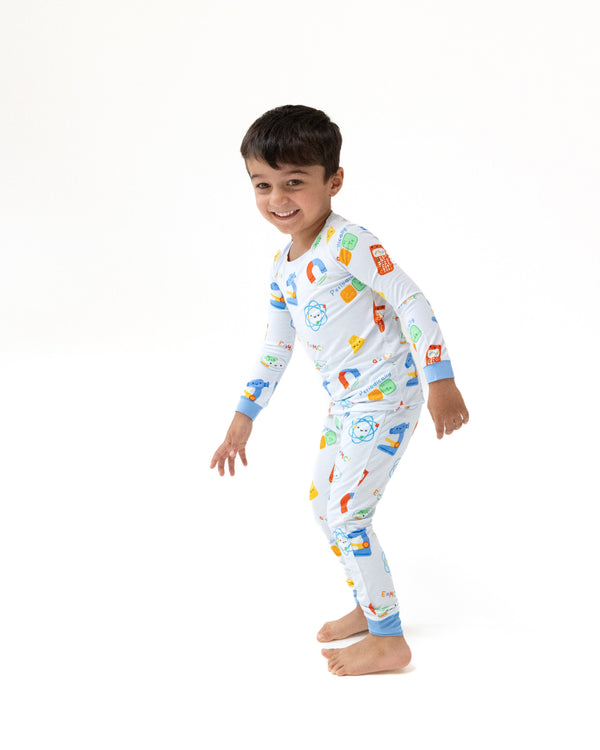 Future Scientist L/S Loungewear Set- Blue