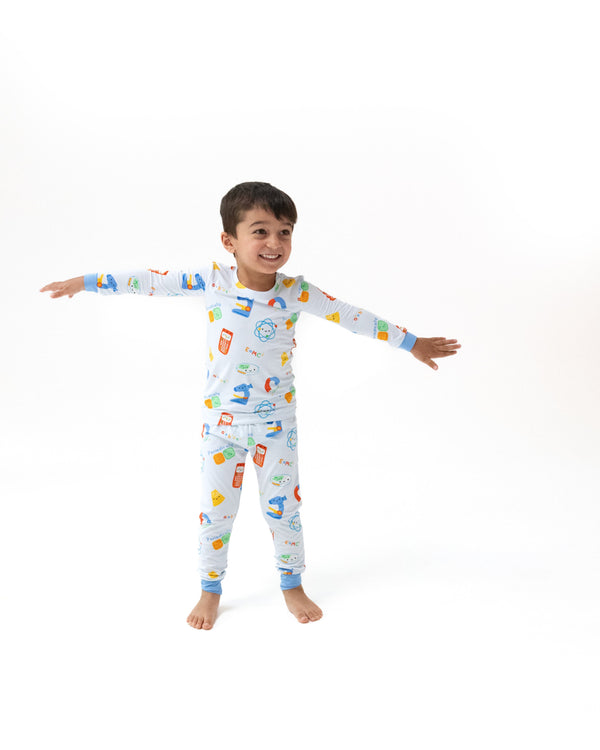 Future Scientist L/S Loungewear Set- Blue