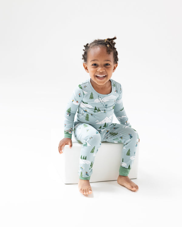 Winter Fun Skiers LS Loungewear Set