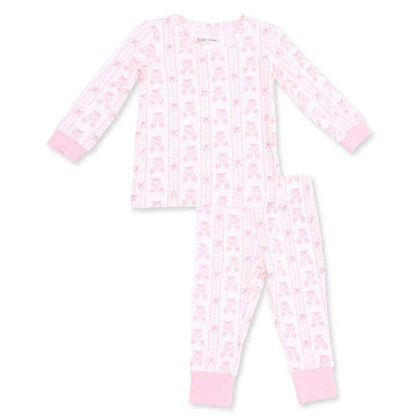 Ballet Shoes Ribbon Stripe Loungewear Set