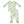 Vintage Reindeer & Santa Green Loungewear Set