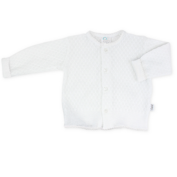 Knit Cardigan- White