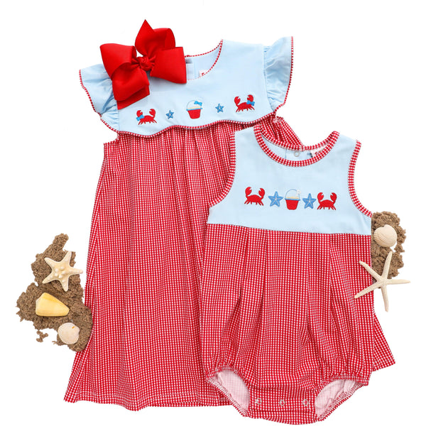 All American Summer Scallop Dress