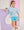 Boxy Tee- Frangipani Blue