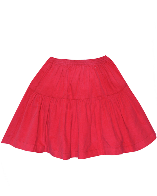 Daphne Skirt- Red Cord